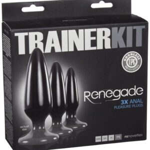 Renegade 3X Pleasure Plugs Trainer Kit - Black