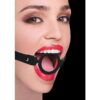Ouch! Silicone Ring Gag With Leather Straps - Image 2