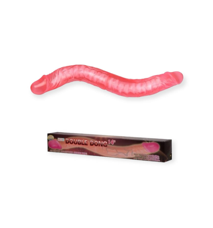 Double Dong 14" Flesh Vertebrae Core Design