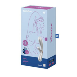 Satisfyer Hot Lover Vibrator - Silver/Champagne