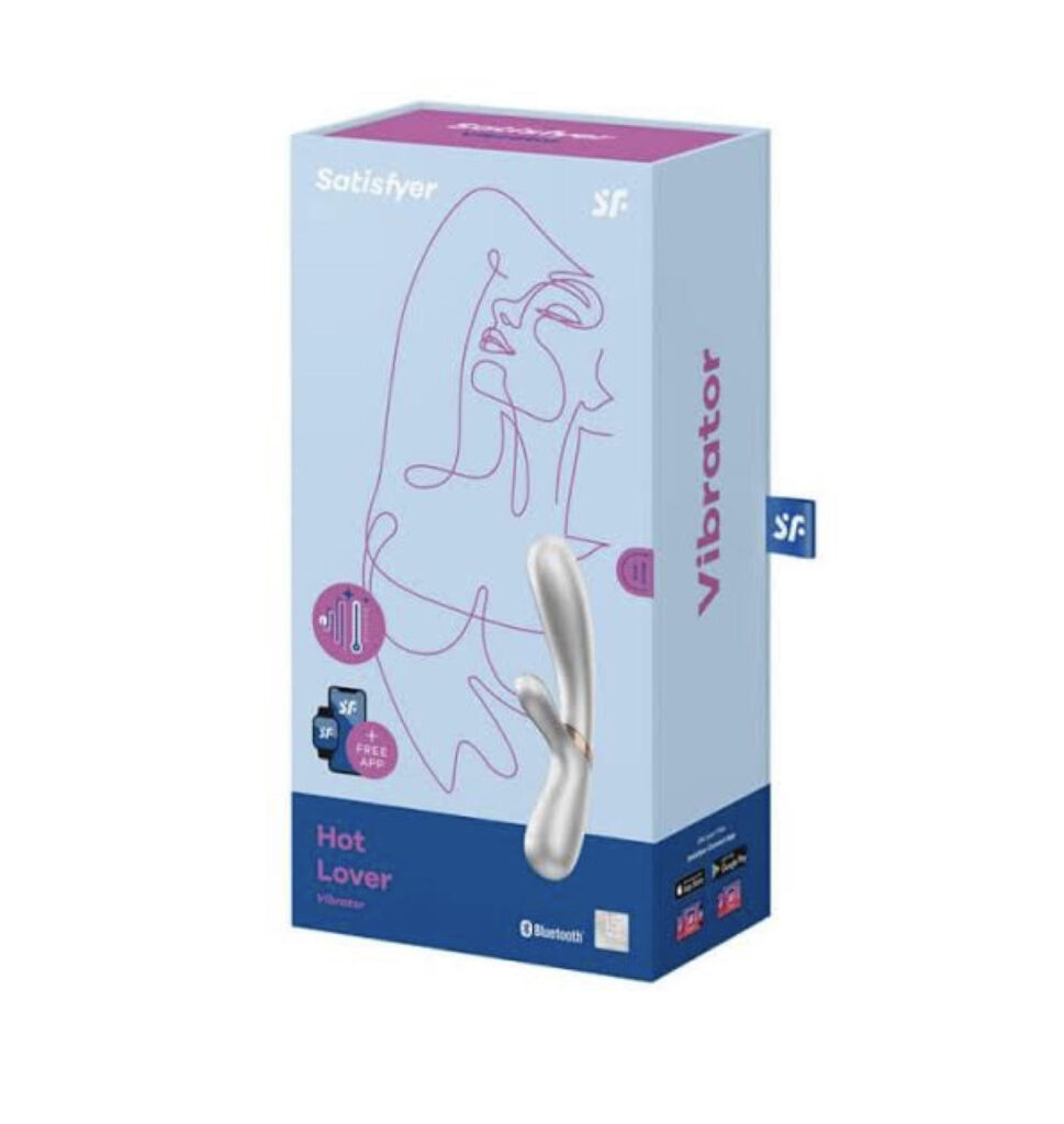 Satisfyer Hot Lover Vibrator - Silver/Champagne