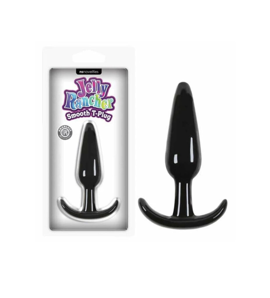 Jelly Rancher Smooth T-Plug Black