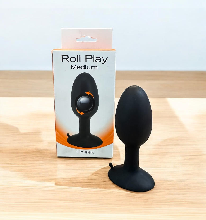 Roll Play - Medium butt plug with Internal ball