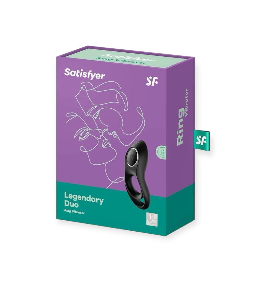 Satisfyer Legendary Duo Ring Vibrator - Black