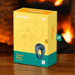 Satisfyer Power Ring  Vibrator - Navy Blue