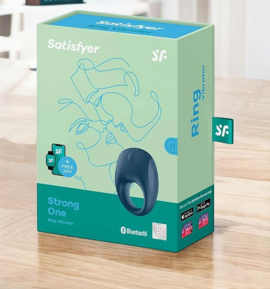 Satisfyer Strong One Ring Vibrator - Navy Blue