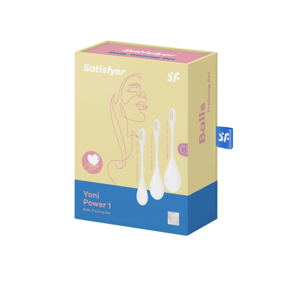 Satisfyer Yoni Power 1 Balls Training Set - White